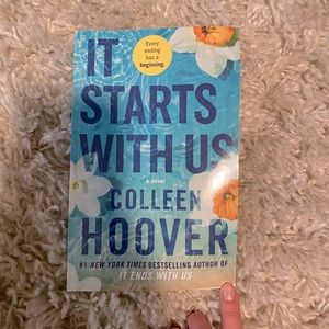 It starts with us Colleen Hoover paperback book